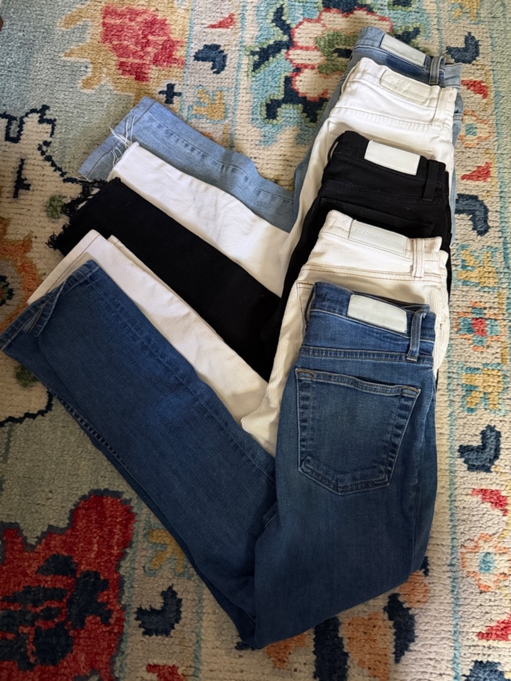 Lot Of Re/Done Denim - 5 Pairs Size 25